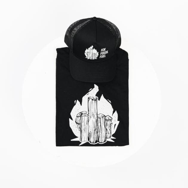 PATA T-krekls "Fck fossil fuel", melns 2