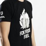 PATA T-krekls "Fck fossil fuel", melns