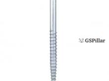 Skrūvpālis GS Pillar M profils 76x1300 Zn R-Top
