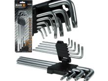 Torx atslēgas komplektā 9 gab. 1.5-10mm Black 30101