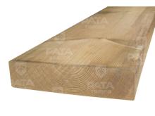 Kalibrēts ēvelēts dēlis, Priede, 45x170, C24, Impregnēts, 4R3, zaļš 2. kl.