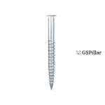 Skrūvpālis GP Pillar M profils 76x1000 Zn R-Top