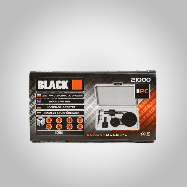 Caurumu zāģu komplekts, h-25mm, 8 elementu komplekts (19-64mm)  2