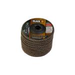 Slīpēšanas disks ar smilšpapīru izliektā formā, 125x22mm, 36g, 80m/s 