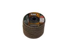 Slīpēšanas disks ar smilšpapīru izliektā formā, 125x22mm, 36g, 80m/s 