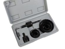 Caurumu zāģu komplekts, h-25mm, 8 elementu komplekts (19-64mm) 
