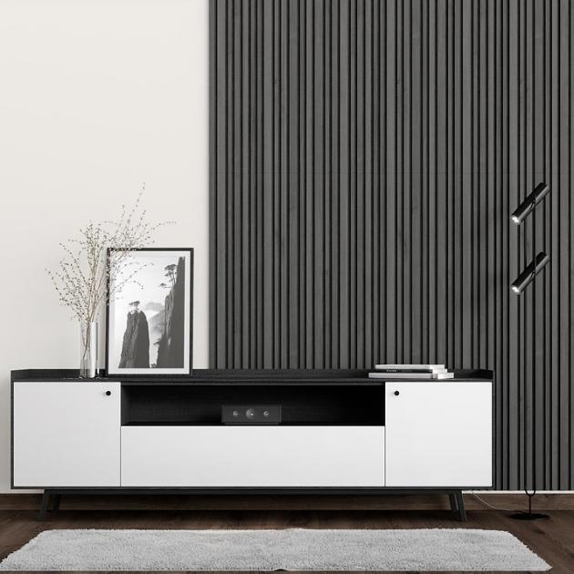 Dekoratīvais koka panelis, Tremolo, Melnais ozols, 18x600x2420, finierēts 0