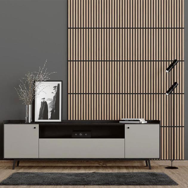 Dekoratīvais koka panelis, Marcato, Valrieksts, 18x600x600, finierēts 0