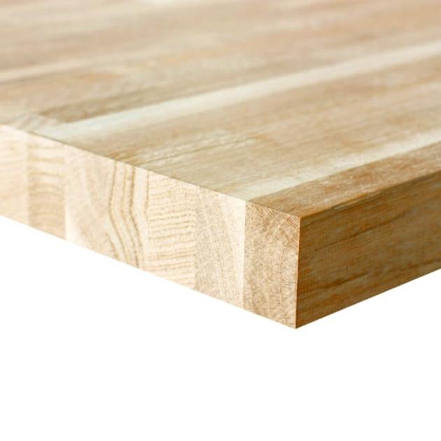 Līmēta koka plātne, Ozols, 36x600x3000 AB, KD12%, stiķēta