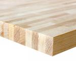 Līmēta koka plātne, Osis, 36x600x3000, AB, KD12%, stiķēta