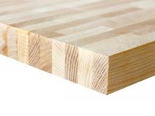 Līmēta koka plātne, Osis, 36x600x3000, AB, KD12%, stiķēta