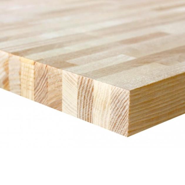 Līmēta koka plātne, Osis, 36x600x3000, AB, KD12%, stiķēta