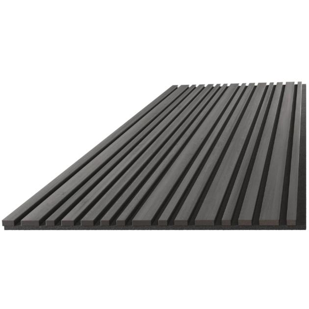 Dekoratīvais koka panelis, Tremolo, Melnais ozols, 18x600x3000, filcs/finieris, 401TRE24118