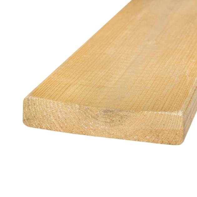 Kalibrēts zāģmateriāls, Priede, 32x100, AB, Impregnēts, S4S, zaļš 2. kl.