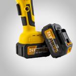 Leņķa slīpmašīna Forcetools 2x24V ar lādētāju 2