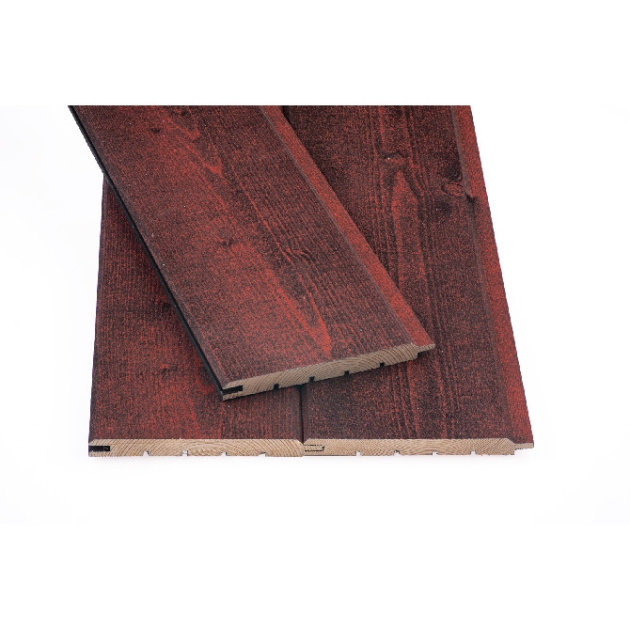 Apdares dēlis, Egle, 12 x 110 x 2400 AB, Krāsots PTGV/S/OT 8gab. Rustic Cherry