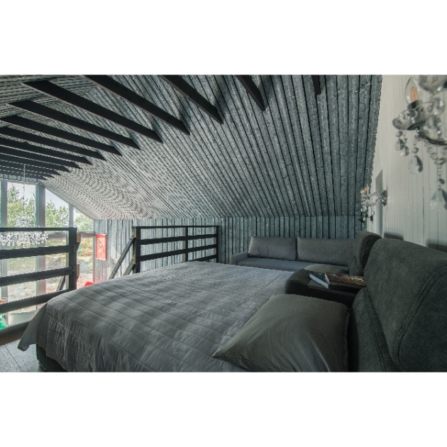 Apdares dēlis, Egle, 12 x 110 x 2400 AB, Krāsots PTGV/S/OT 8gab.  Rustic Denim 1