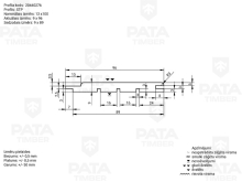 Apdares dēlis, Priede, 9 x 89, KD18%, AB, STP