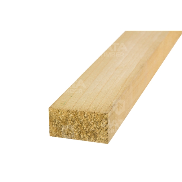 Kalibrēts zāģmateriāls, Egle, 25 x 50, Impregnēts, 1.šķ, S4S, zaļš 2. kl.