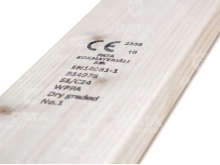 Kalibrēts ēvelēts dēlis, Egle, 73 x 245, KD18%, C24, 4R3