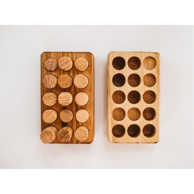 Koka rotaļlieta - Puzle “Hakeru Puzle” , Solid Wood Gifts 0