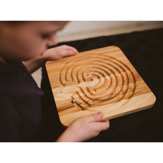 Koka spēle bērniem un pieaugušajiem “Pirkstu labirints” – Krētas , Solid Wood Gifts 0