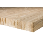 Līmēta koka plātne, Ozols, 43x600x3000, AB, KD12%, stiķēta