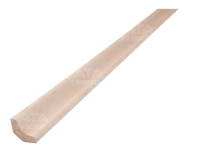 Līste, Melnalksnis, 25x25x2400, AA, KD12%, iekšstūra