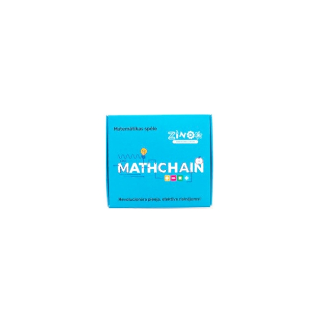 Matemātikas mācību spēle “Mathchain” , Solid Wood Gifts