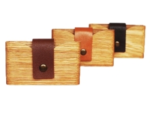 Ozolkoka vizītkaršu etvija ar magnētisku ādas aizdari 105 x 60 x 15 mm