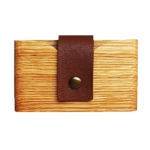 Ozolkoka vizītkaršu etvija ar magnētisku ādas aizdari 105 x 60 x 15 mm 0