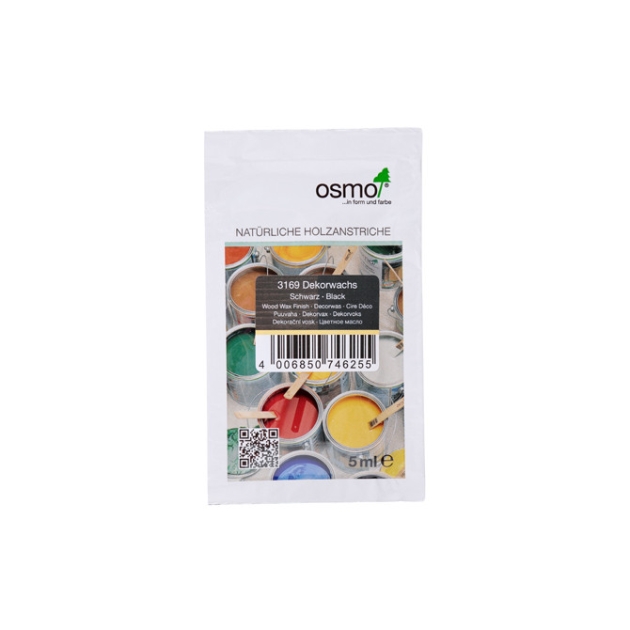 Paraugs, OSMO Decowachs - tonējoša eļļa kokam - Melna (3169) 0,005l