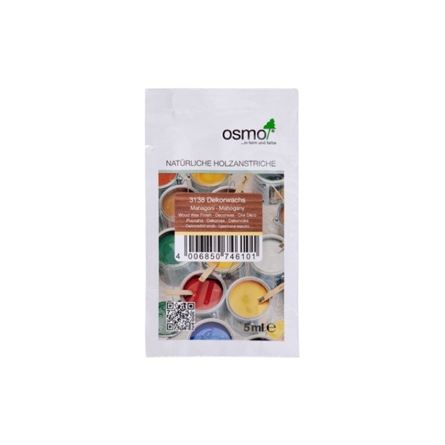 Paraugs, OSMO Decowachs - tonējoša eļļa kokam - Sarkankoks (3138) 0,005l