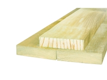 Zāģmateriāls, Skujkoks, 25 x 150, Impregnēts, 1.šķ, zaļš 2. kl.